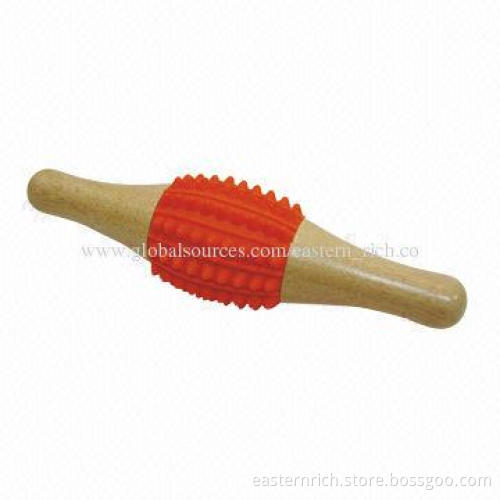 Silicone meat hammer, rubber wood handle, Φ8.9cmx31.5cm